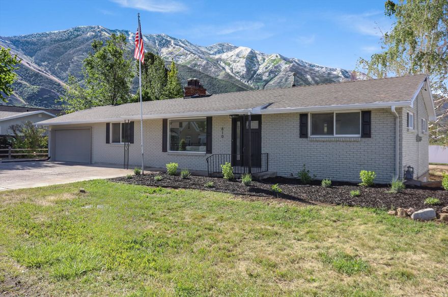 In the heart of sought-after Mapleton, this beautifully remodeled 2,300 sq. ft. brick rambler offers comfort, and breathtaking surroundings. Thoughtfully updated throughout, this 4-bedroom, 2-bath home features modern finishes, creating a warm and inviting atmosphere from the moment you step inside. Enjoy the spacious formal dining room, cozy evenings by one of two fireplaces and relaxing under the covered patio while taking in stunning mountain views with the privacy of having no backyard neighbors. Living in Mapleton is more than just owning a home, it's embracing a lifestyle. Tucked quietly against the mountains, this niche community is known for its phenomenal views in every direction, peaceful surroundings, scenic walking trails ( easy access Mapleton Parkway Trail ) and beautiful parks. This is a place where tranquility, outdoor beauty, and small town charm meet modern convenience.