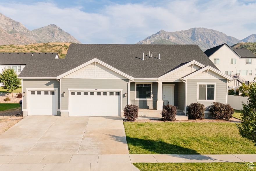 Welcome to 1077 Red Barn View Dr in the heart of Santaquin - where comfort, space, and stunning mountain views come together. This beautifully maintained home offers an open-concept layout with plenty of natural light, a spacious kitchen perfect for entertaining, and a generous backyard ready for your personal touch. Nestled in a quiet, family-friendly neighborhood, you'll love the peaceful surroundings with easy access to parks, schools, and I-15. Whether you're looking to settle into your first home or upgrade your lifestyle, this property is a must-see!  Square footage figures are provided as a courtesy estimate only and were obtained from county records.  Buyer is advised to obtain an independent measurement.