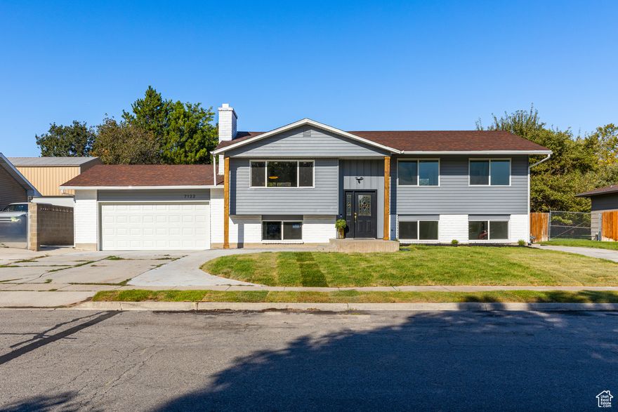 You have found it. Best priced, remodeled home in the area. Welcome to 7122 Wood Green! This 6-bedroom, 3-bathroom home has been completely renovated inside and out, offering modern style and thoughtful design throughout. Sitting on a .23-acre lot in the heart of West Jordan, the home features fresh siding, new gutters and windows, and beautiful landscaping with a new sprinkler system. Inside, the main level showcases an open living room with an electric fireplace, a brand-new kitchen, three bedrooms including a primary suite with its own bathroom, and convenient laundry space. Downstairs, the fully finished basement offers three more spacious bedrooms, a full bath, a second kitchen, laundry, and its own private entrance to the garage. Step out onto the deck and enjoy a large backyard complete with a fire pit and oversized storage shed. With plenty of parking, including a two-car garage, RV pad, and wide driveway, this home has room for everything and best of all, no HOA. Located just minutes from Jordan Landing shopping center, Gardner Village, and Veterans Memorial Park, less than 15 minutes from the new SLC Bees stadium in Daybreak, and only about 20 minutes to Downtown Salt Lake City, this home combines convenience, lifestyle, and value. This move-in-ready home is an unbeatable find. Come see it today!