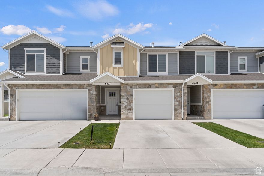 Discover this inviting 3-bedroom, 2.5-bathroom townhome located in the desirable South Weber community. The main level features durable tile flooring and an open-concept layout that blends the kitchen and living area, creating the perfect space for both everyday living and entertaining. The kitchen offers plenty of cabinet space and flows seamlessly into the living room, where large windows bring in natural light. Step outside to enjoy your private patio, ideal for relaxing or hosting a summer BBQ. Upstairs, the spacious master suite includes a walk-in closet and a private bathroom with a large soaking tub-a perfect retreat at the end of the day. Two additional bedrooms and a full bathroom provide plenty of space for family, guests, or a home office. Additional features include a convenient 1-car garage, central air, and modern finishes throughout. Whether you're looking to purchase, lease, or explore a lease option, this townhome is a fantastic opportunity to enjoy the comfort, convenience, and charm of South Weber living.