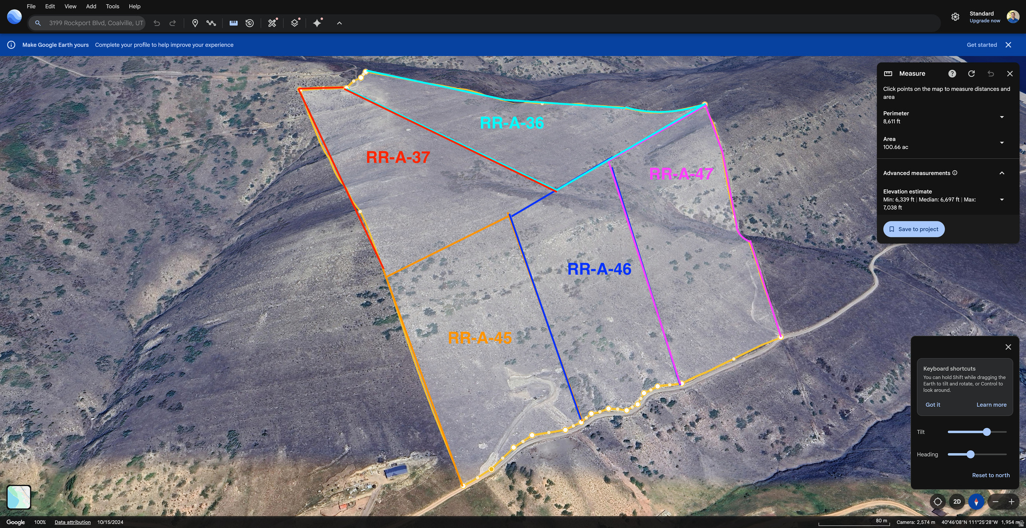 ROCKPORT ESTATES - Land