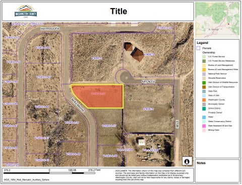 Vacant Land For Sale - 38 Sierra Bella Dr #38<br/> Washington County, Virgin, UT 84779