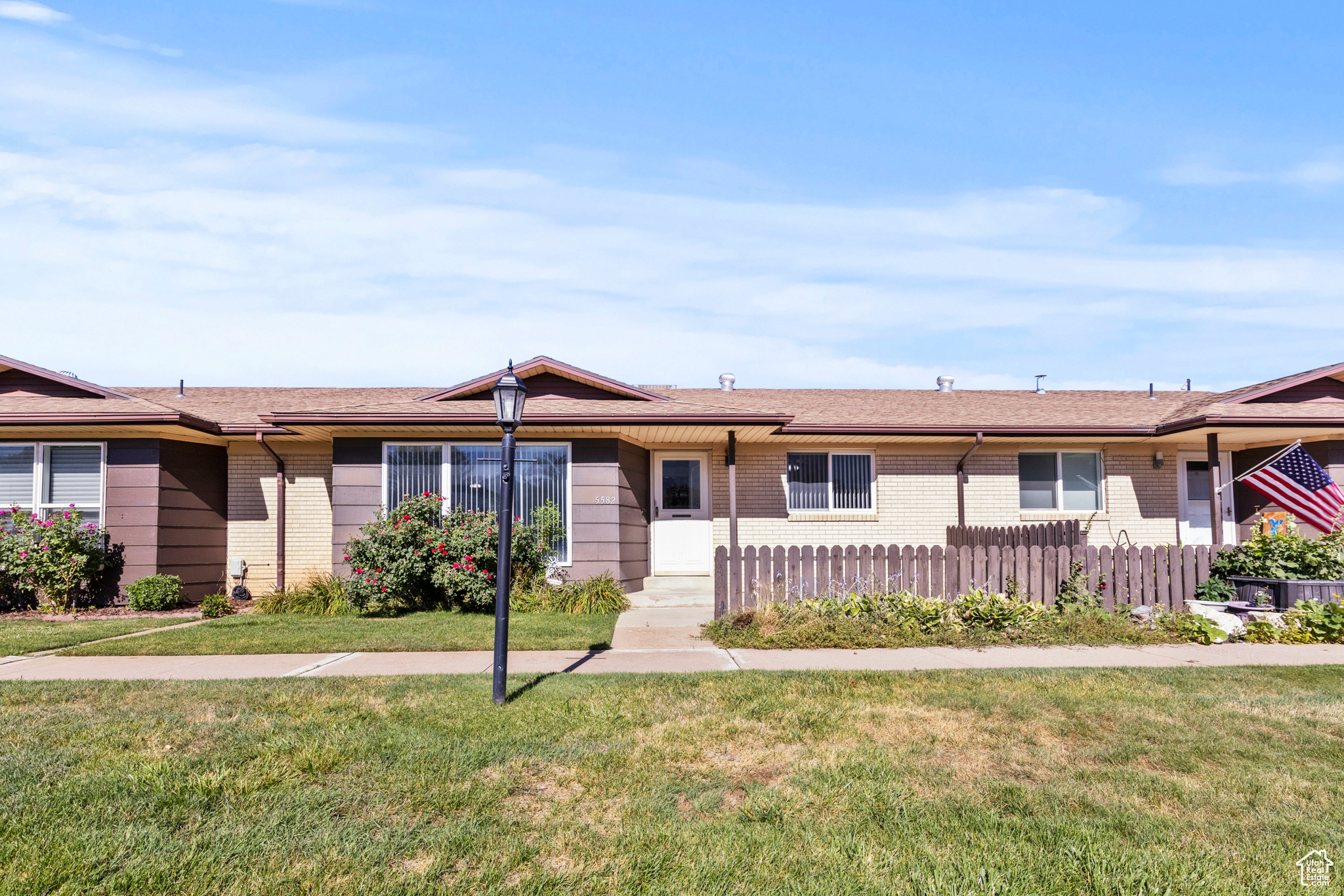FHA approved! The HOA covers the majority of utilities. MOTIVATED SELLERS are ready to work with a reasonable offer.This clean and very well-kept home provides main-floor living at its finest. The floor plan features an open feel with large rooms ideal for relaxing and entertaining. The kitchen is between the formal living room and a great room area, making it convenient for either setting. The primary bedroom suite features a full bathroom and walk-in closet. There is a small garden area for those who love to plant flowers or grow a few vegetables. The carport is oversized and is attached to the home through a back patio. Home sold AS-IS. Vacant easy to show.