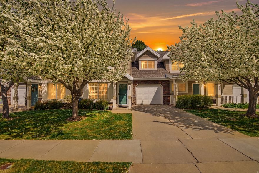 Welcome to Farr Orchard! This townhouse features 3-bedroom, 2.5-bath townhouse located at the base of Ogden Canyon. This well-maintained community features tree-lined streets and strong pride of ownership throughout. The interior offers custom ceiling beams and trim that add character and a unique touch. The spacious primary suite features vaulted ceilings, a walk-in closet, and an en-suite bathroom. Two additional bedrooms, a full bathroom, and a conveniently located laundry room are situated upstairs. The functional floor plan provides comfortable living space, and the oversized 1-car garage offers additional storage. The unit is ideally positioned near guest parking for added convenience. Centrally located near Weber State University, Ogden Canyon, Botanical Gardens, Ogden Parkway, Snowbasin Resort, Historic 25th Street, and more. Schedule your private tour today!