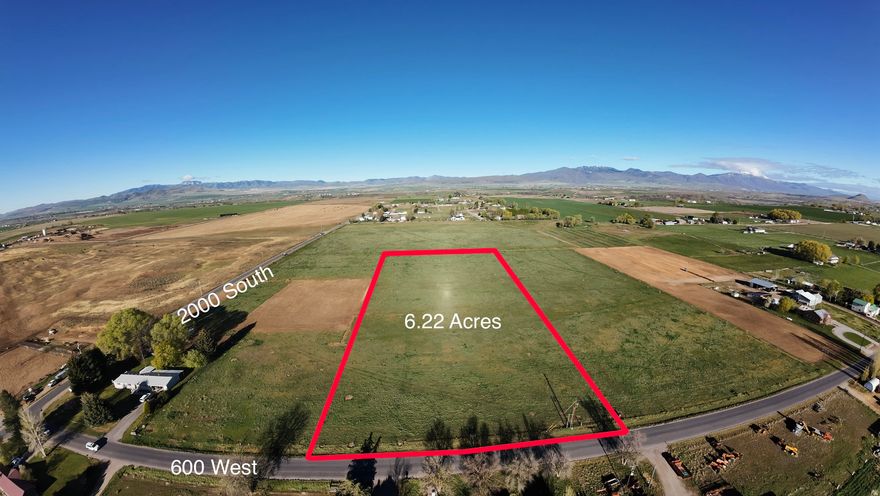 This one is a must see! Six acre lot with a culinary and irrigation water stubbed to the lot. Power is also stubbed and preliminary perc test is passed and done! Build you dream hobby ranch right her close to town, without any city rules! You won't want to wait...