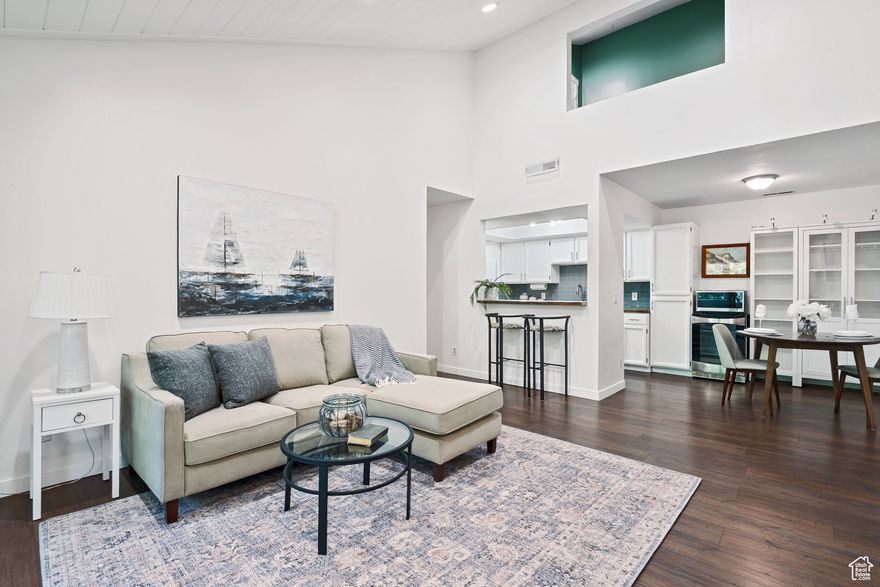 This Darling Condo is just what you are looking for in the heart of Millcreek. This very quiet and well-designed condo has vaulted ceilings and a wonderful 200 sq ft. bonus room, which adds a whole other level of space and functionality. The updated kitchen includes beautiful butcher block countertops and brand new stainless appliances.. Pet Friendly!  Square footage figures are provided as a courtesy estimate only and were obtained from county records.  Buyer is advised to obtain an independent measurement.