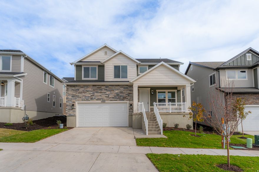 Ridgehorne at Mt. Saratoga is a beautiful up-and-coming community. Mt. Saratoga is a master-planned community that will feature future parks, trails, and expansive open space. Ridgehorne is in close proximity to Utah Lake, The Ranches Golf Club, stores, and restaurants. Easy access to Pioneer Crossing also allows for an easy commute. Reach out today for more information or set up a visit to the community. (LAUREN LOT 620)