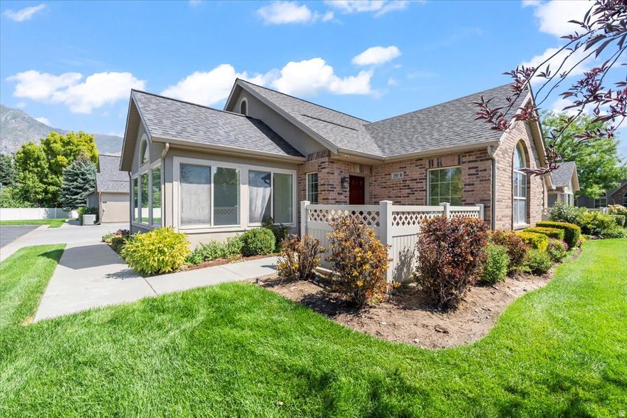 **OPEN HOUSE THIS SATURDAY, January 10 from 10:30am - 12:30pm** Welcome to Springbrook Villas, a premier 55+ community in Springville! This beautifully updated home offers 2 bedrooms, 2 baths, vaulted ceilings, and a bright sunroom. Recent upgrades include new LVP flooring, quartz countertops, carpet, faucets, light fixtures, and toilets, and paint throughout entire home. The kitchen shines with a new gas range, microwave, and disposable. New countertops and farm sink provide ample room for cooking and entertaining. The master suite features a walk-in closet and a walk-in shower. You'll also appreciate the newer furnace and A/C (2020) and brand-new roof and water heater (2025). With the HOA handling landscaping, snow removal, and exterior care, you'll have more time to enjoy the clubhouse, pool, fitness center, theater, and community activities. Don't miss out on this rare gem-schedule your showing today! Info deemed reliable; buyer/buyer's agent to verify all. Square footage figures are provided as a courtesy estimate only obtained from tax records. showings available at this time.