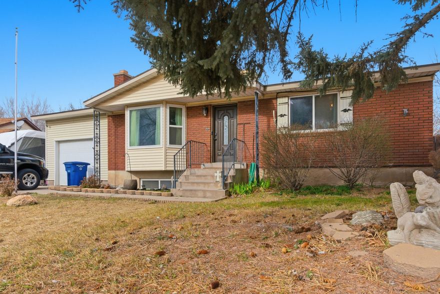 This is a great property with a strong growth opportunity. A home with an actual yard is a rare commodity in today's home market. The home includes a newer roof, updated in 2018. The seller has also updated all windows in the home, added an additional bedroom downstairs, an additional Bathroom, and a Deck. Situated on a quiet street with a beautiful bay window and a fireplace. only minutes from Mountain View Corridor for a faster commute, local shopping, and more. Schedule your private tour today.