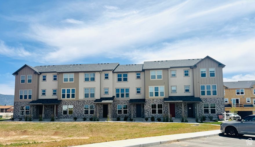 Stylish layout with 2 private suites upstairs and a finished flex room for a 3rd bedroom or office. Features an open main floor, quartz counters, and modern finishes. Near a park, Hill AFB, I-15, shopping, and Lagoon. Qualifies for the $20K Utah Housing Grant + great Incentives if you use our preferred lender! Schedule your showing today!