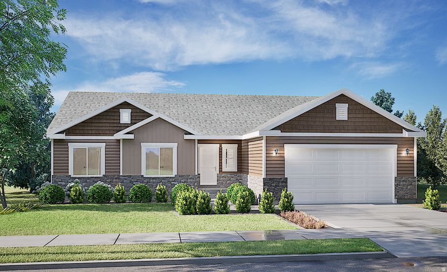 Welcome to The Barn at Terakee Farms - a charming new community nestled in the peaceful countryside of West Weber, just 15 minutes west of Ogden. This featured new home is the Emerson 1656 Plan. Enjoy the ease of single-level living in this spacious home with just over 3,300 sq. ft. which includes an unfinished basement. This 3-bedroom, 2.5-bath home features a perfect sized kitchen with ample cabinet and counter space, a dedicated dining area, and a primary suite with a walk-in closet plus a separate tub and shower. Thoughtfully designed for comfort and convenience, the Emerson 1656 is the perfect place to call home. In this community you'll enjoy serene surroundings, sweeping mountain views, and the perfect balance of country living with convenient access to outdoor adventure.  **This home is being built. Some, or all, photos are to show what this home plan looks like completed AND as such some, or all, photos are not of THIS actual home. But they are photos of the Emerson floor plan. Colors/finishes subject to change.** EXPECTED COMPLETION DATE - LATE MARCH. Come explore The Barn at Terakee Farms - and discover the place you'll want to call home. **All information deemed accurate. Buyers and Buyers agent to verify all.  Square footage figures are provided as a courtesy estimate only and were obtained from the building plans.  Buyer is advised to obtain an independent measurement.