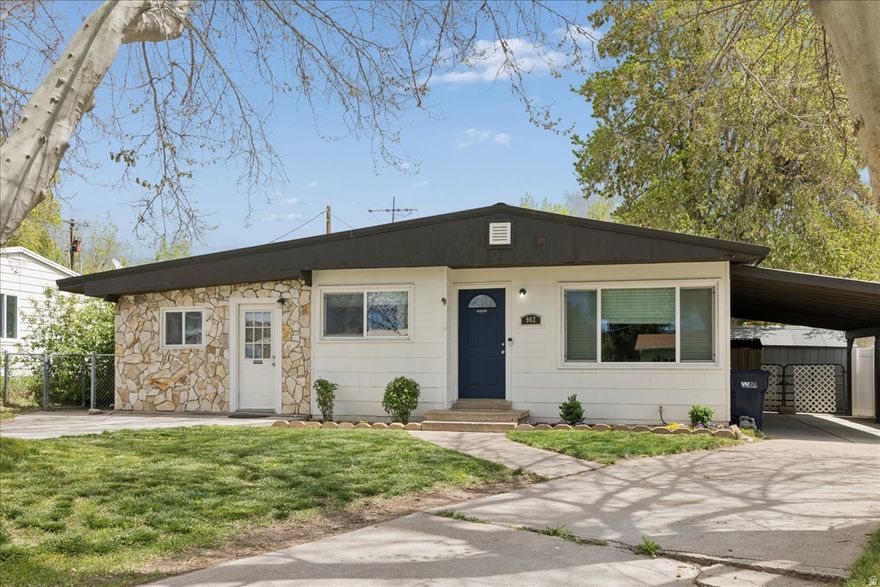 *OPEN HOUSE 4/25 from 12-2 PM!* Step foot into this charming, move-in ready starter home that's been thoughtfully updated and well cared for. The single-level-living home includes an updated kitchen, new carpet, LVP flooring, plus a remodeled bathroom. SOLAR PANELS ARE INCLUDED, helping keep your monthly utilities low. Outside you'll find a large yard with mature trees and a covered patio - ideal for spending time outside and entertaining!
