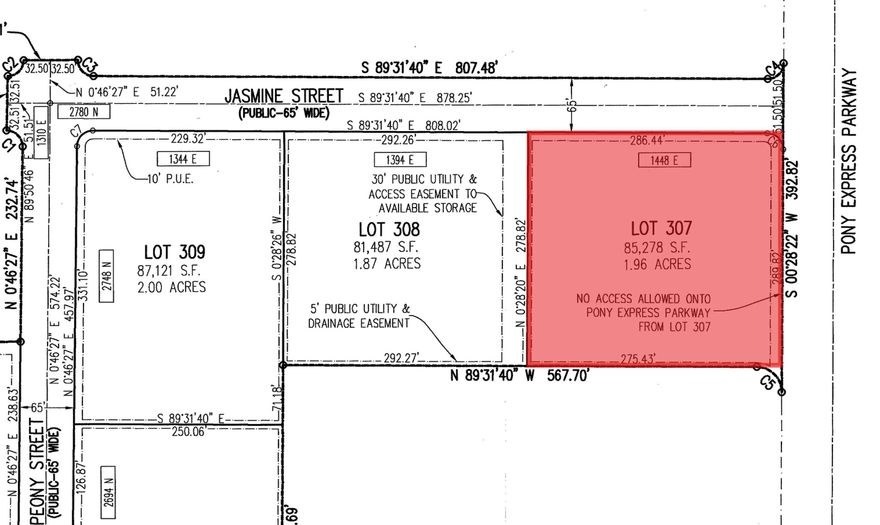 1.96-acre commercial lot  in the Sweetwater Industrial Area of Eagle Mountain. Flat, build-ready site with power, sewer, water, and gas stubbed-ideal for immediate construction. Includes curb, gutter, and sidewalks, offering excellent access and visibility.  Perfect for your professional offices, medical, dental or other Retail Uses, in one of Utah County's fastest-growing industrial corridors. Surrounded by active development and infrastructure expansion such as Meta and Google, this lot offers exceptional value and long-term potential.  Additional parcels available from 1.87 to 206 acres - inquire for Offering Memorandum.