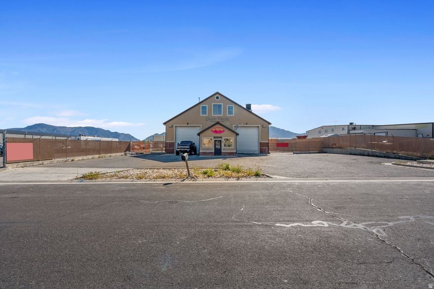 Industrial Warehouse 5600sf with 5600 sf office/meeting rooms/break area/kitchen area 1/2 acre with building and an additional 1/2 of outside storage for a total approximately 1 acre. Property has a shared access with adjoining property.