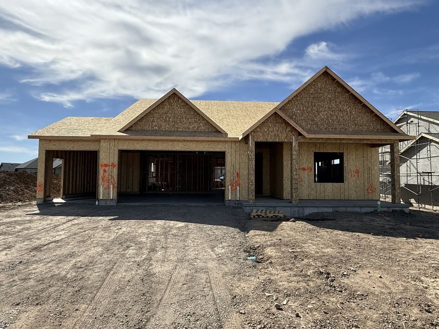 UNDER CONSTRUCTION. $$$ toward closing costs! The Monroe floor plan offers 3 bedrooms, 2 baths, and singlelevel living with a 3car garage. Openconcept layout features quartz countertops, stainlesssteel appliances, breakfast bar, and stylish finishes throughout. The primary suite includes a spalike bath and walkin closet. Two additional bedrooms share a full bath, with a large laundry room and mudroom bench for added convenience.   Ask me about our Generous Home Warranties, Active Radon Mitigation System, and Smart Home Package which are all included. *No representation or warranties are made regarding school districts and assignments; conduct your own investigation regarding current/future school boundaries. Photos may or may not be of actual home. Buyers to verify colors, materials, and options. Square footage figures are provided as a courtesy estimate only and were obtained from building plans. ***Sales Center Hours: Open Monday, Tuesday, Thursday, Friday, and Saturday from 11:00 a.m. - 6:00 p.m. Wednesday from 1:00 p.m. - 6:00 p.m. Closed Sundays. Call for an appointment!