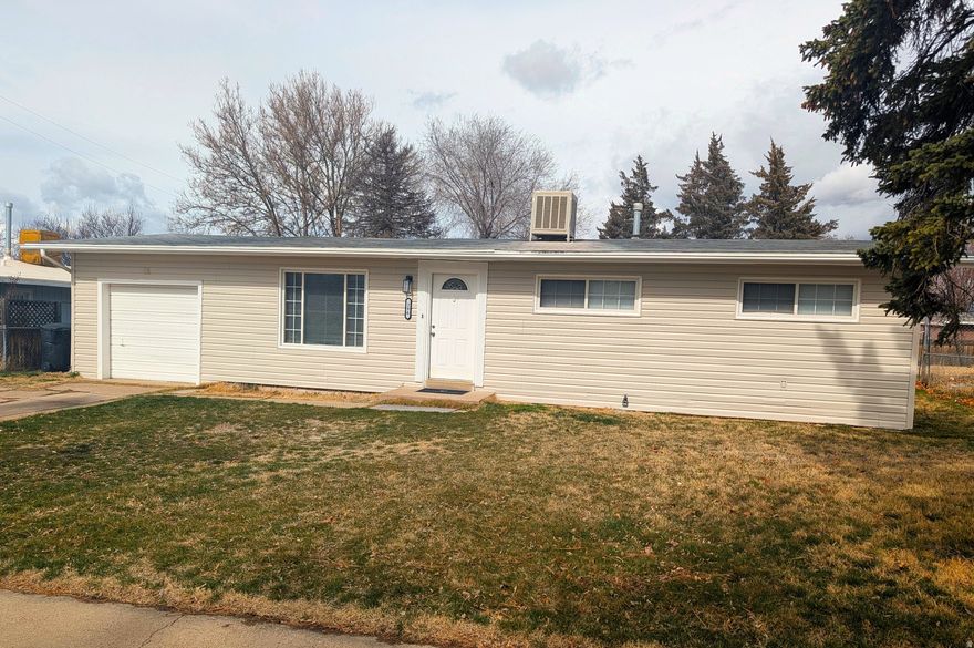 Great 3 bed /1 bath single level home with garage and plenty of parking in quiet neighborhood.  Fenced back yard and mature fruit trees.  Entire interior is updated and new!  Quick access to schools, shopping and the freeway.  Move-in Ready.