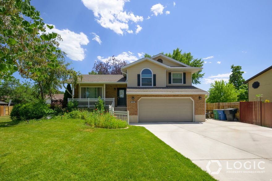 Beautifully updated 5-bedroom, 3-bathroom home in the heart of Kaysville with major upgrades already completed! This spacious 2,213 sq ft home features multiple living spaces, updated bathrooms with custom tile showers, brand new windows throughout, and a bright, functional layout perfect for everyday living and entertaining.  The sellers have invested heavily into the property over the past several years, including a brand new back deck, new gutters, new driveway, new garage door, new water heater, a brand new furnace, A/C system, and whole-house fan for year-round comfort and efficiency.  One of the standout features of the property is the fully finished detached shed/office space complete with air conditioning - ideal for a home office, gym, studio, hobby room, or additional flex space.  The mature yard offers privacy, shade, and plenty of outdoor enjoyment, while the oversized deck creates the perfect gathering space for relaxing or entertaining. Conveniently located near schools, parks, shopping, and commuter access in one of Kaysville's most desirable neighborhoods.  This home combines space, functionality, and extensive recent upgrades in a fantastic location - a rare opportunity you won't want to miss.  Square footage figures are provided as a courtesy estimate only. Buyer is advised to obtain an independent measurement.