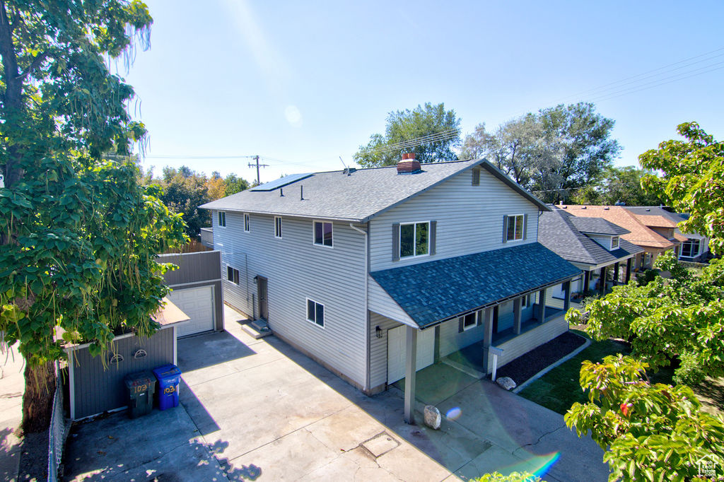 Stunning Ogden Remodel! Huge kitchen with beautiful finishes, breakfast bar, can lights, and stainless steel appliances. 2 large family rooms with natural light from large windows, can lighting, fireplace, & LVP flooring. Large master bedroom complete with walk-in closet, master bathroom, and large windows. Awesome built-in desk area at the end of the upstairs hallway makes for a great study and/or den. All bathrooms have tile tub/shower surrounds, updated light fixtures, updated vanities and more. All the bedrooms in this home are much larger than average, very spacious. Attached and detached garage for storage, parking, workshop or anything else your heart desires. This home is great for entertaining with it's elevated deck with mountain views and dual patios. Large back yard with new sod and sprinklers, flower garden, and cement patio. Just about everything in this house is new and it is move-in ready.