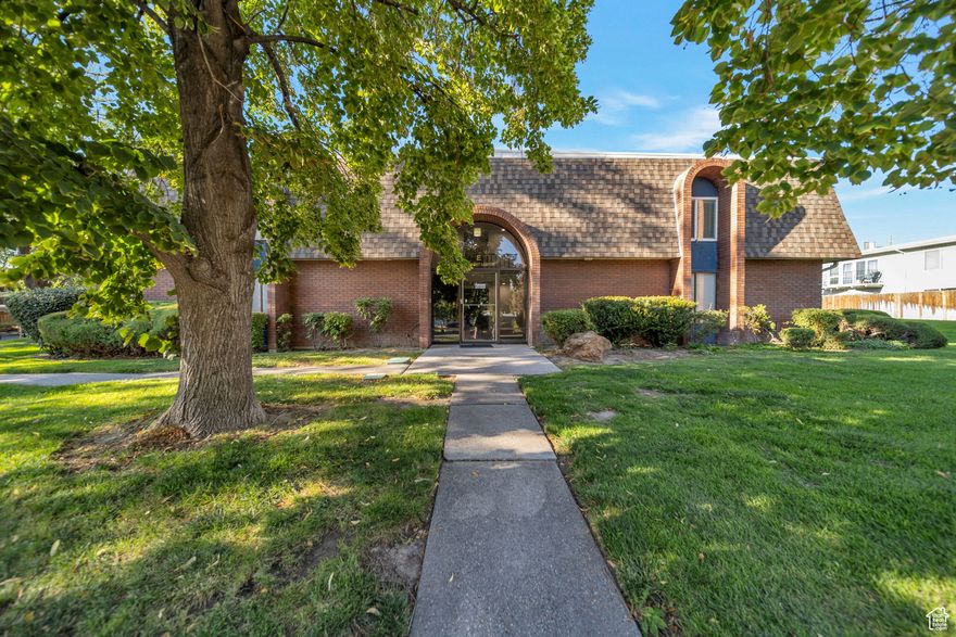 Located in a quiet neighborhood with beautifully maintained community grounds, this top-floor, end-unit condo may be the nicest condo in the community. Recently updated, it features a modern kitchen with new cabinets and countertops, plus laminate flooring throughout. Enjoy natural light from sliding glass doors that open to your own private balcony.  Situated in a secure building, this home offers peace of mind along with convenience. Community amenities include a swimming pool, basketball court, tennis court, and clubhouse-perfect for staying active and social.  You'll also love the prime location near Murray Park, Fashion Place Mall, and the Murray City Recreation Center, with quick access to I-15 for an easy commute to downtown Salt Lake City.