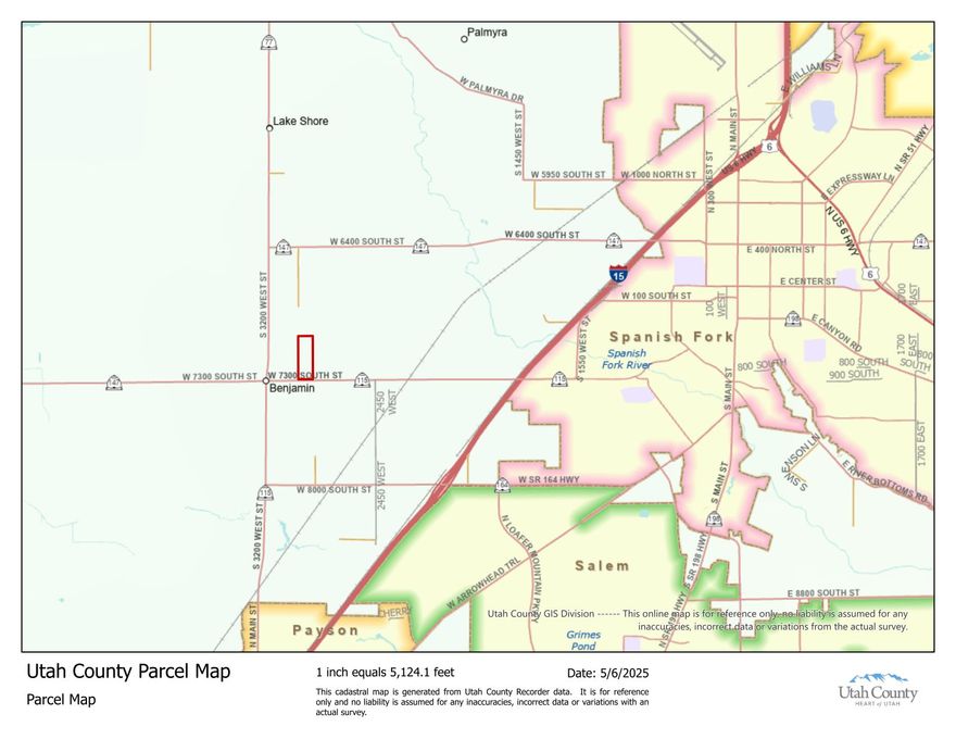 This beautiful property is just waiting to be developed. This is BUILDABLE land! NO water table issue. Beautiful, serene location yet close to freeway access and all the shopping and convenience of Spanish Fork. Comes with a WELL with almost 3 shares of water. Also - 10 acre feet of Strawberry WATER and 19 shares of Spanish Fork South WATER are all INCLUDED!