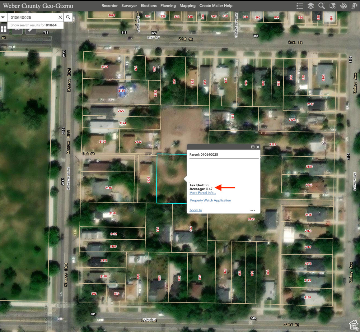 PLAT B OGDEN CITY SURVEY - Land