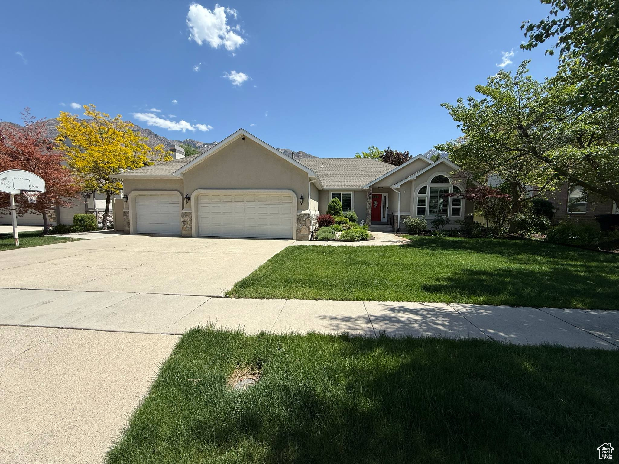 Rare Opportunity in Cottonwood Heights  Beautifully Updated Rambler!  Discover this charming rambler, a true gem in Cottonwood Heights, offering main-level living and an open-concept layout that's perfect for both entertaining and everyday comfort. Updated throughout, this home boasts fresh flooring, paint, and a roof that's less than 5 years old.  Tons of natural light flood the space, highlighting custom plantation shutters and a spacious living area with rounded hallway walls. The kitchen is a chef's dream with abundant custom countertop space, ideal for meal prep or holiday gatherings, along with a cabinet pantry for extra storage. The dining room features bay windows overlooking a lush, green backyard, while the cozy living room is anchored by a beautiful fireplace with mantle  perfect for cozy evenings.  The French doors lead into a well-sized office, providing a quiet retreat. The primary suite features a luxurious jetted tub for ultimate relaxation. The basement is equally impressive with a large living area, wide hallways, and walk-in closets in every room-offering more storage than you'd expect.  Step outside to a private backyard oasis with mature trees, garden boxes, and an extra-large stamped concrete patio, perfect for entertaining or unwinding. Enjoy the nearby walking trails, parks, and everything this wonderful neighborhood has to offer.  Don't miss out on this rare rambler in a highly sought-after location!  Square footage figures are provided as a courtesy estimate only and were obtained from Salt Lake City County .  Buyer is advised to obtain an independent measurement.