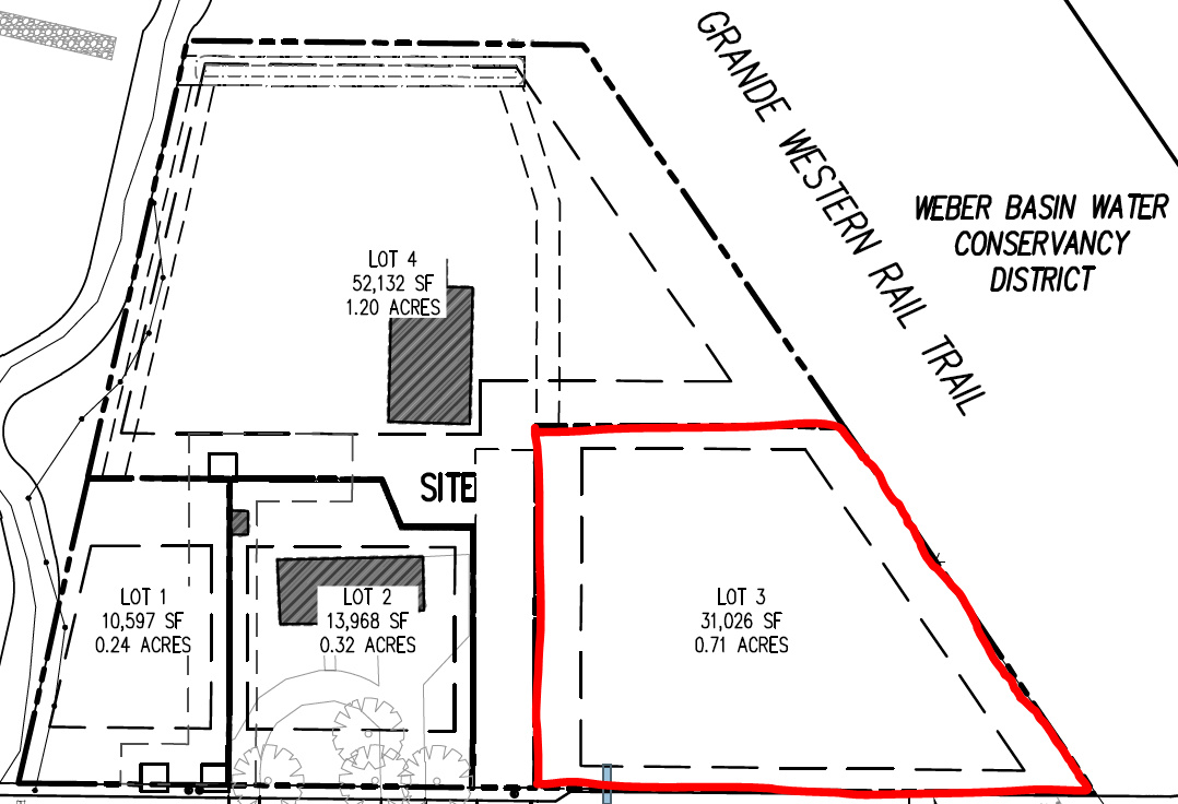 Prime -acre lot in a private gated lane with stunning Wasatch Front views! Perfectly flat, backing the Bamberger Trail. Walking distance to future retail & dining near Station Park. Approved for an 8-ft precast wall for added privacy. A rare find in Farmington!