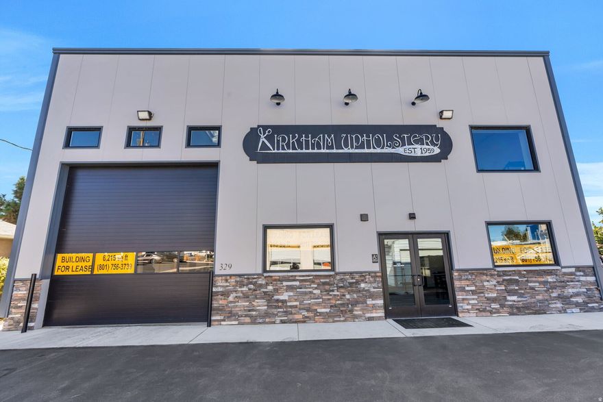 Exceptional, prime flex space opportunity with superior location! Retail, warehouse / industrial, & office possibilities! American Fork Main St: high traffic with quick freeway access! New building (2022)! Phase 2 power; 400 amps. Air compressor included. $20 psf + CAM.