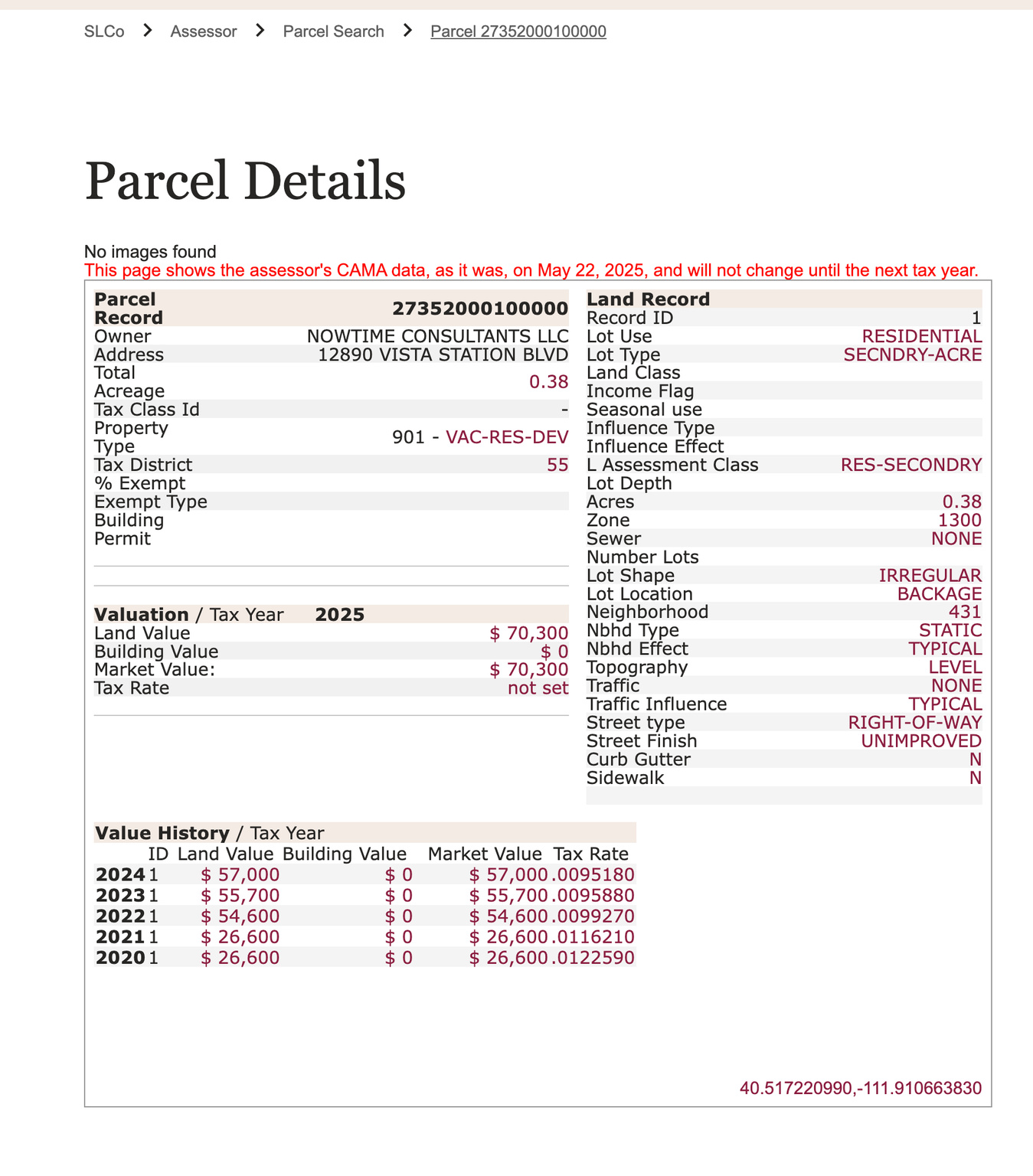 Main image without alt text