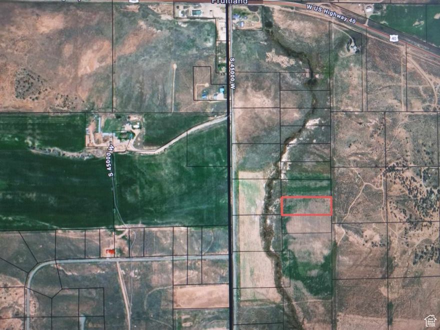 WATER INCLUDED!!  TURN SOUTH AT THE BIG G STORE IN FRUITLAND! Not far off hwy 40! Surveyed. Approved septic perc test for a septic system. Culinary water stubbed to property.  Buyer must pay $4500 hookup fee at the time of building to set the meter.  In addition to culinary water, 2 shares Red Creek Irrigation Water are included!  Gravel road. Power lines run north and south on the east side of the lots.  Buyer to pay to get their additional power pole to their building site on their lot.  45 minutes to Heber City!  Within a half hour of 4 Lakes, 2 Rivers, multiple streams, and many Trailheads!  Also enjoy endless off road and back country adventures!  Your friends and family may want to be near you.  We still have lots available!  Come and see!