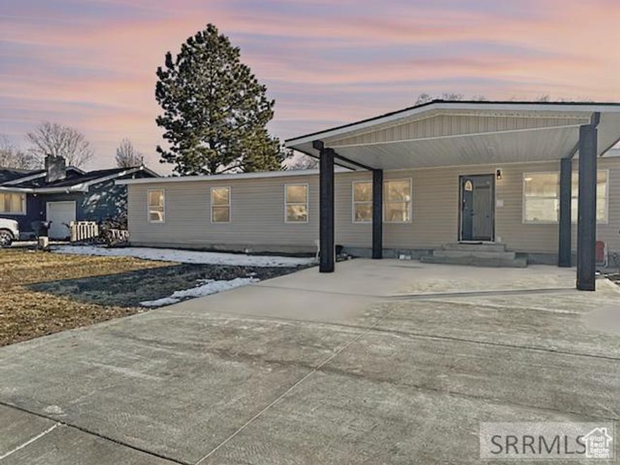 Modern Elegance Meets Comfort  A Completely Remodeled Home in American Falls Step inside and experience the perfect blend of style, space, and comfort in this beautifully remodeled manufactured home on a permanent foundation. From the moment you walk through the door, you'll be greeted by a sense of openness and warmth, thanks to the thoughtfully designed open-concept layout that seamlessly connects the living, dining, and kitchen areas. The heart of the home the gourmet kitchen is a showstopper. New Roof, siding &new custom cabinets, gleaming granite countertops, and stainless steel gas stove and dishwasher create a space where cooking becomes an experience rather than a chore. Whether you're hosting family and friends or enjoying a quiet evening, this space is designed to bring people together. Just off the main living area, the master suite is a true retreat. Spacious and serene, it offers a private escape with a spa-like master bathroom, complete with a tiled walk-in shower, dual vanities, and high-end finishes. It's a space where you can unwind, relax, and recharge after a long day. Every inch of this home has been transformed-new flooring, fresh paint, updated bathrooms, and stylish details throughout. Nestled in the welcoming community of American Falls come see it today!
