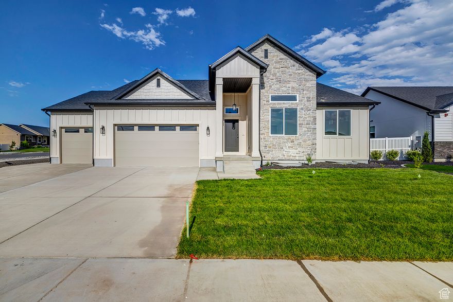 Come see this beautiful new home, with majestic mountain views, built by Boxer Homes! Boxer Homes is a local Utah builder with over 20 years of experience. Built with Utah's unique climate in mind, this home is designed to handle the seasons while staying comfortable and efficient.  Corner lot, partially fenced, landscaping is completed in the front, and there are mature Elm trees in the back. If the buyer would like the trees removed, seller will do that at no expense to the buyer.