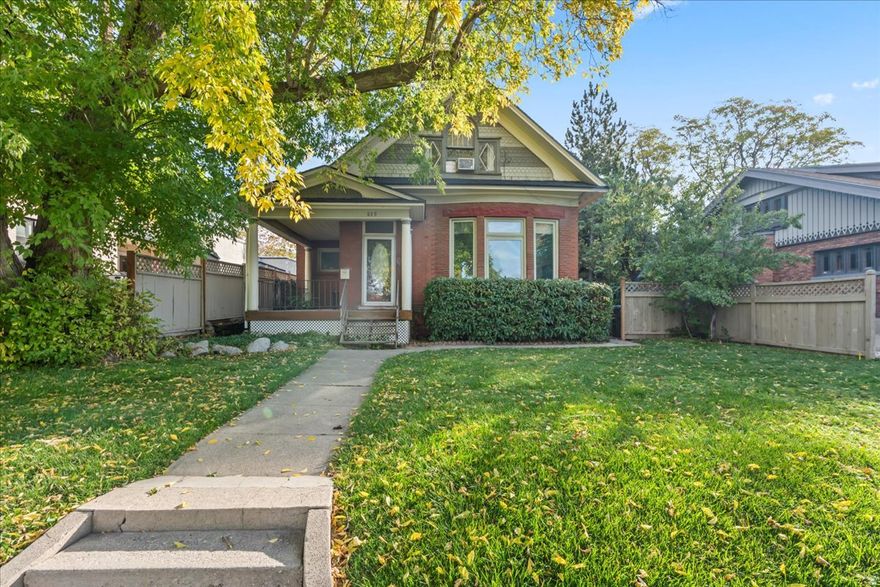 Ideally situated near the iconic corner of 9th & 9th, this stunning Victorian puts Salt Lake City's best restaurants, shops, and amenities right at your doorstep. But step inside and you'll find something truly inviting.  Originally built as a single-family home, this property has been thoughtfully used as a duplex - offering an exceptional opportunity for owner-occupants and investors alike. Live in one unit and collect rent from the other, use it as a pure income-producing investment, or easily convert it back to a spacious single-family residence. The choice is yours.  The main floor showcases everything you'd hope for in a home of this era - 3 bedrooms, 1 bath, soaring character, and the kind of timeless craftsmanship that simply can't be replicated. Step outside to a private backyard with a patio - perfect for entertaining or simply unwinding after a long day. Upstairs, the second unit offers 2 bedrooms, 1 bath, and a charming loft-like feel complete with its own private deck, making it as desirable to tenants as it is to owners. A new roof was installed in October 2025.  Rounding out this incredible package is something surprisingly hard to find in this neighborhood - 5 off-street parking spaces, adding serious convenience and rental appeal.  Whether you're looking for a home with built-in income or a turnkey investment in one of Salt Lake's most desirable neighborhoods, this Victorian delivers on every front.    Square footage figures are provided as a courtesy estimate only. Buyer is advised to obtain an independent measurement.
