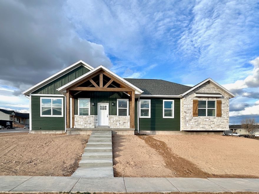 Don't miss another JL Construction home! All of our builds come with a comprehensive one year builders warranty! This spacious home is located in a nice, quiet subdivision Rocky Point Estates on the west side of Gunnison. This home is built with quality finishes including quarts countertops, Moen plumbing fixtures, and a walk in shower in the Master suite. Featured in the kitchen, you will see beautiful Walnut cabinets and a tile backsplash. You will love the user friendly layout of this home. The massive garage can fit 2 cars with lots of room to spare. The Basement has 9ft ceilings and so much space to finish how you want it. We include tankless on-demand water heater and a water softener installed in all of our builds. This home is move in ready now! Don't wait! Schedule a showing today!