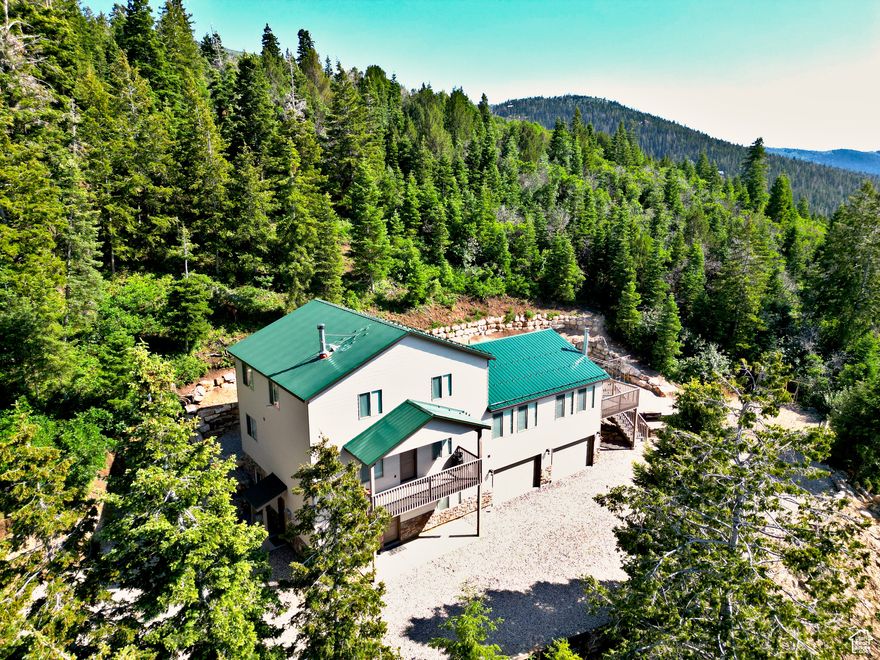 Incredible views of the mountains and valley set on 6+ acres of mature pine trees, yet secluded at the end of the road with only nature as your neighbor!  Do you have a big family and lots of friends? Bring them all as this cabin has beds for 23! Of course plenty of space for more if you'd like. Escape to your very own dream cabin with all the extras and complete attention to detail inside and out. This cabin sits in a beautiful mountainside location and is quality built. Enjoy both porches with amazing views and plenty of room for family/friends with sleeping accommodations for 21. Could be a fantastic short term rental property to generate income when you're not using it. Each room in this cabin is carefully designed and decorated to envelope you in the love and warmth of cabin and family life. You will create memories and moments that last a lifetime as you get away from it all and enjoy the cool, crisp mountain air and star lit nights that only the mountains can offer. This ready to use cabin comes completely furnished, including a second refrigerator, and is connected to culinary water and power. Includes a 10kw backup duel fuel generator which can run the entire cabin. Plenty of storage areas and two pantries for the kitchen. There are year-round outdoor activities, no matter your interest. Whether it is hiking, mountain biking, ATV/side-by-side exploring, fishing, hunting, water sports, rock climbing, cross-country skiing, snowshoeing, tubing/sledding or snowmobiling, you will find outdoor activities to enjoy. Easy access to the Manti-La Sal National Forest and all that the Skyline Drive has to offer, including over 600 miles of the Arapeen ATV/OHV Trail await you. Minutes away you will have access to the small town charm of Mt. Pleasant, Spring City and Fairview with amenities such as an indoor rec pool, grocery and hardware stores,  hospital, arts activities, restaurants and even a drive-in theater. Back rock retaining walls have full drainage systems. Front railroad tie retaining walls are engineered with deadman tie backs and cable system with full drainage as well. Roof has been engineered with snow tabs and gutters to control winter time snow load. This property has it all. It is completely ready to use the day you buy it. Winter access is by tracked vehicles only. Personal items are excluded and a few pieces of furniture. Qualified to purchase buyer's only for showings. Elevation is 7,691. Google Maps is 39.48543, -111.39333. Buyer to verify ALL information.