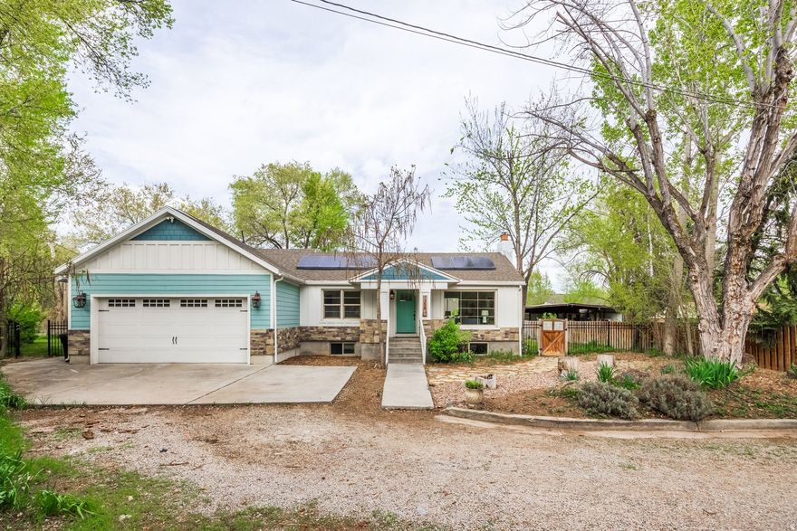 Tucked away on a private lane, this property offers a rare blend of privacy, space, and opportunity. Set on a generous lot, there's ample room to entertain, garden, or simply enjoy the peaceful surroundings.  Inside, you'll find a functional, light-filled layout featuring four bedrooms-two upstairs and two downstairs-plus a dedicated office, providing flexibility for a variety of living needs.  An oversized two-car garage offers excellent storage and workspace, with an additional backyard shed for even more convenience.  The home does offers opportunity for personalization and finishing touches, including flooring and a few ongoing projects, making it a great opportunity for buyers to build equity and customize the space to their own style.  Located in a quiet neighborhood, this property combines privacy, versatility, and potential - an opportunity you won't want to miss.