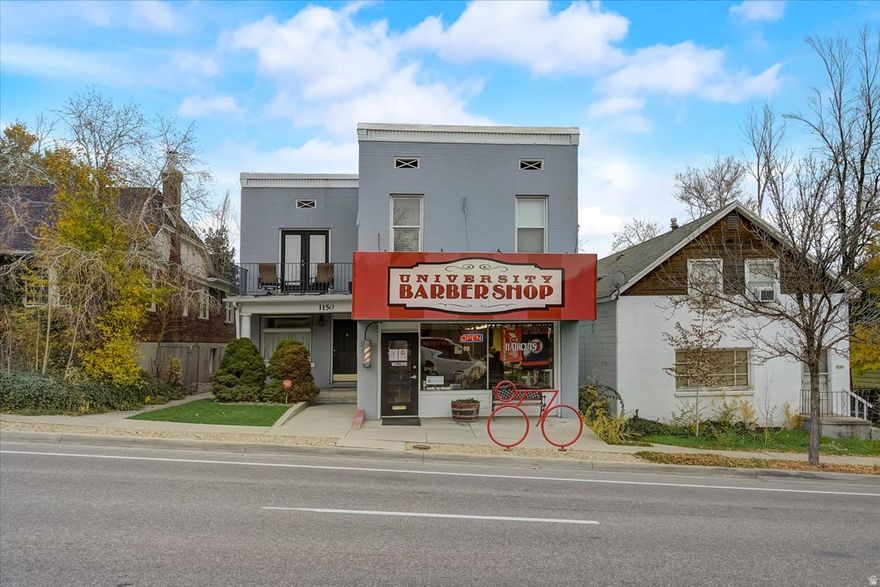 Located near the U of U and also close to Downtown SLC, this property offers 4 residential units + a commercial unit occupied by an established barbershop. Tenant parking in the rear of the building, along with a second parcel for barbershop parking, is accessed through Elizabeth Street. Square footage figures are provided as a courtesy estimate only.  Buyer is advised to obtain an independent measurement. Contact the listing agent for more information, including the marketing brochure and financial details.