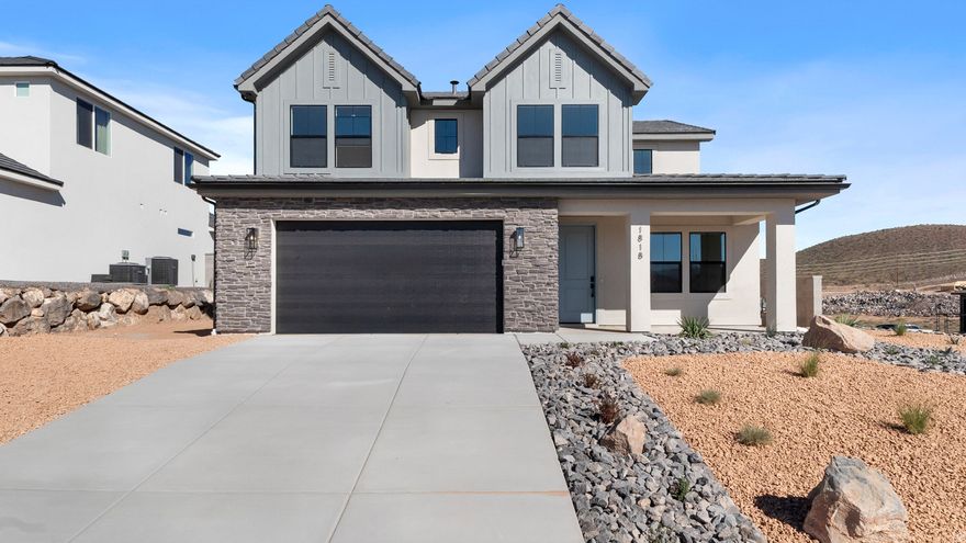 *MOVE-IN READY* Discover your dream home at Fire Rock, a stunning new D.R Horton community in Hurricane, UT! Explore the ''Slickrock'' floorplan featuring boosting upgrades and the best part? NO HOA. This inviting two-story home sits on a corner lot and offers a spacious 5 bedrooms, an office, 3.5 bathrooms, and a 2-car garage with an added toy garage. Perfect space for a growing family and plenty of room for toys.  Ask me about our generous home warranty & special financing when using our in-house lender DHI Mortgage. Improving quality of life here with its prime location, Fire Rock is truly a gem. Don't miss out on the opportunity to make it your own.