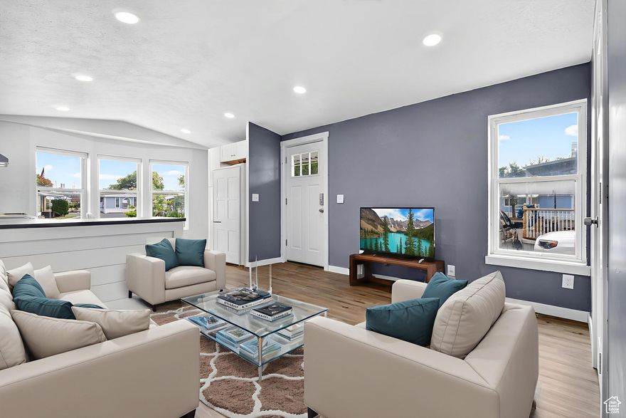 Updated manufactured home with a great layout and updated AC, flooring, cabinets, paint, bathrooms, and fixtures (all in 2024).   Westcrest Mobile Home Park has great amenities with onsite management and is pet friendly!  Soak up some sun by the pool and walk to the dog park with your furry friend.  2 fully remodeled bathrooms and bedrooms!  Buyers please apply at KMCMH.com and use application #175 with code 175abc.  Lot rent is $1076.