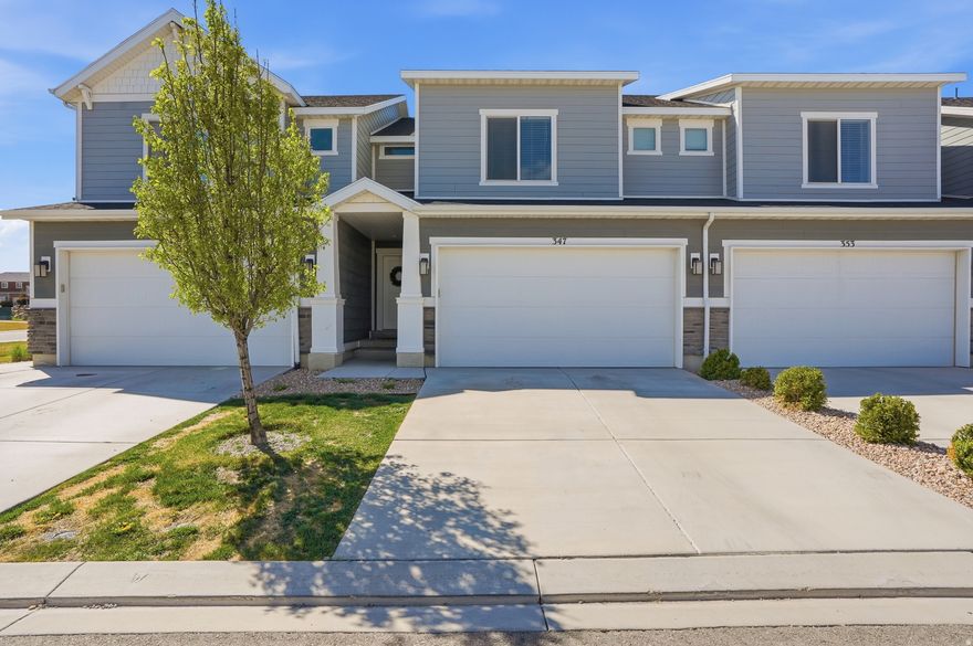 Welcome to this beautifully maintained home in a quiet Lehi neighborhood, offering comfort, style, and convenience all in one. Feels brand new! This inviting home features a bright and open floor plan with 9' ceilings and beautiful laminate flooring. Spacious living areas, perfect for both relaxing and entertaining. The kitchen is thoughtfully designed with a beautiful white quartz island, breakfast bar, and dining area. Modern appliances with a seamless flow into the dining and family rooms.  Generously sized bedrooms, including an extra large primary suite with two walk-in closets and a private bath retreat. Large windows throughout provide abundant natural light, creating a warm and welcoming atmosphere. The basement provides versatility and opportunities for a home office, exercise room or another bedroom & bath. You choose! Located in a amazing location with close access to I-15 and Redwood Road, and only minutes away from restaurants, shopping, as well as a community pool, parks, and playground. Suburban tranquility with easy access to everyday amenities!! With its great layout, desirable location, and move-in-ready condition, you won't want to miss your chance to see this beautiful home! COULD BE YOURS TODAY!
