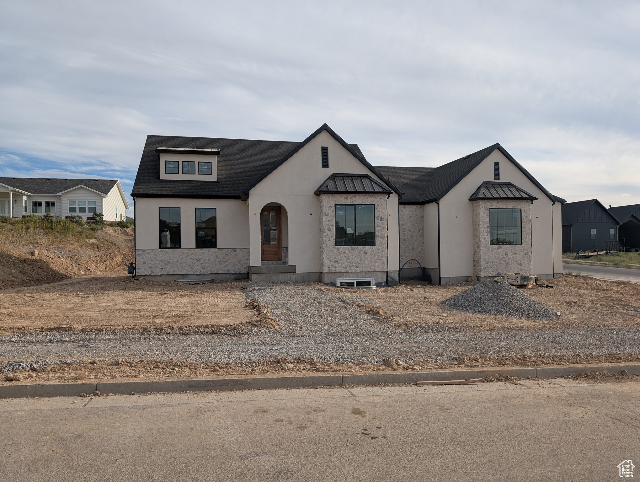 Absolutely beautiful custom new home from an award winning builder. Custom cabinets, quartz tops, tile showers and all the upgrades you know you want. Basement comes finished! Come see it and fall in love! Expected completion end of September.