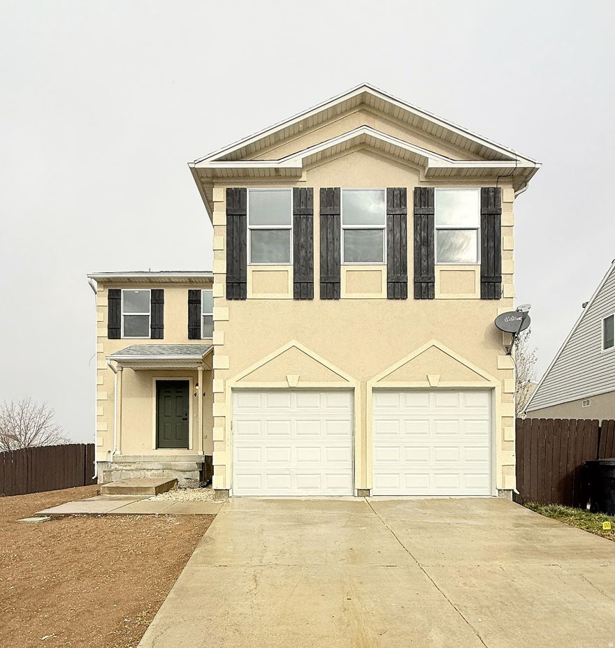 Welcome to your dream home in the heart of Heber Valley! This stunning five-bedroom, three-and-a-half-bath residence boasts two spacious living rooms and a two-car garage. Recently fully remodeled, the home features a brand-new kitchen with modern appliances, fresh carpet, and updated flooring throughout. All bathrooms have been beautifully renovated, complemented by new baseboards, cabinets, and windows. The home is illuminated with new lighting, including canned lights, and freshly painted vents and steps. While the landscaping is set to be completed, the fully functional sprinkler system is already in place. This move-in-ready gem is conveniently located close to downtown Heber, offering easy access to a brand-new resort, world-class skiing, fly fishing, trails, biking, and boating. Perfect for families seeking a vibrant community and outdoor adventure. Don't miss the opportunity to make this exceptional property your own! Buyer to verify all information.  Square footage figures are provided as a courtesy estimate only.  Buyer is advised to obtain an independent measurement.
