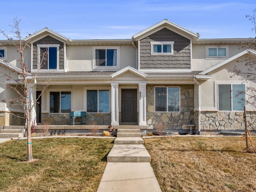 *SELLERS OFFERING $2500 TOWARDS BUYER CLOSING COSTS* OPEN HOUSE SAT 2/7 11AM-2PM. Discover effortless living in this pristine, newer construction 3 bedroom 2  bathroom townhouse that is ready for you to unpack today! Step inside to an open, light-filled layout with modern finishes, perfect for relaxing or entertaining. Neutral colors throughout and matching granite countertops in the kitchen and upstairs bathrooms give a touch of elegance. The attached two car extended garage comes equipped with a dedicated EV charger-ideal for electric vehicle owners who want convenient, at-home charging without the hassle or added cost. There is ample parking for your guests in the front and back of the home. HOA takes care of all landscaping, so you can enjoy your summer and the beautiful mountain views! Health-conscious buyers will appreciate the professionally installed radon mitigation system already in place. The unfinished basement offers storage space and the opportunity to expand. Convenient free way, school and grocery store access. Included clubhouse with gym, pickleball court, playground and splash pad right around the corner! Be sure to click on the tour to see a video of the home! Square footage provided by appraisal, Buyer to verify all.