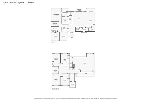 Tiny photo for 873 N 2550 W, Layton, UT 84041 (MLS # 2185995)