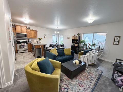 Tiny photo for 9121 S HIDDEN PEAK DR W, West Jordan, UT 84088 (MLS # 2117109)
