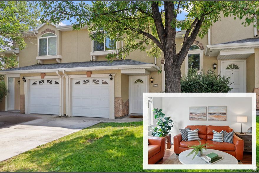 **Price improvement! Beautiful townhome in a private community just minutes from Jordan Landing. Freshly painted and move-in ready, this home features an open kitchen/living room layout, a window seat in the primary suite with private bath, and a 1-car garage with plenty of storage. Enjoy resort-style amenities right outside your door--playground, pool, fitness center, and clubhouse--with guest parking conveniently located next to the unit. Easy access to Bangerter Hwy and Mountain View Corridor makes commuting a breeze. HOA covers water, sewer, garbage, and exterior maintenance for easy living. Don't miss this darling home in a fantastic location!