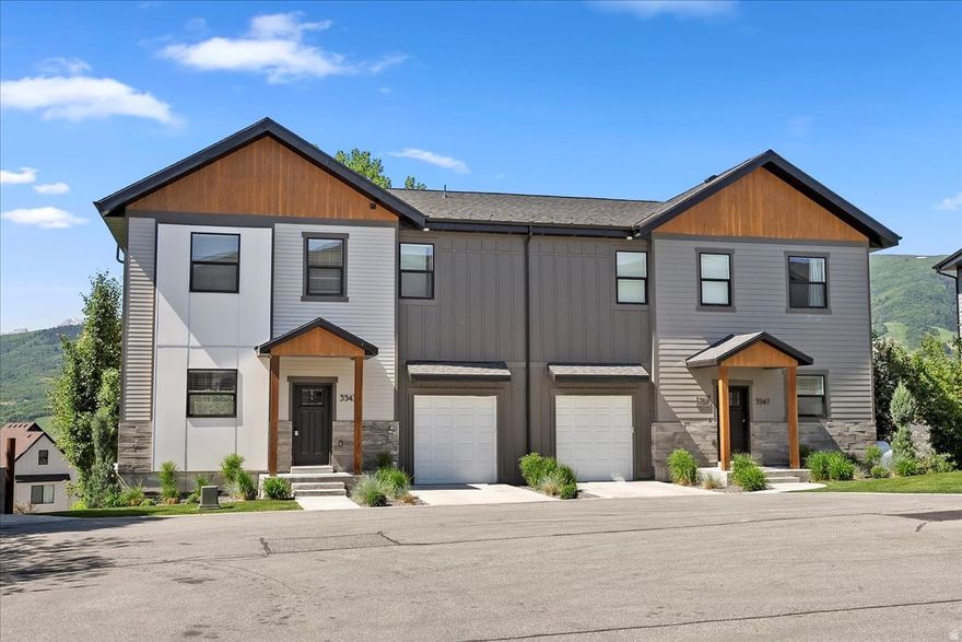 **Discover Your Dream Retreat**  Welcome to this stunning 2020 Built Home, perfectly nestled in the paradise of Eden at Wolf Creek Resort. This rare gem offers expansive views that will take your breath away, showcasing the beauty of the surrounding mountains and lush landscapes. Whether you're looking for a peaceful retreat or a lucrative investment opportunity, this property is an exceptional find!  AirDNA projects $50K in yearly revenue. Step inside and be greeted by an abundance of natural light that flows throughout the open-concept living spaces. Generously sized bedrooms provide ample room for relaxation and rejuvenation, making it the ideal sanctuary. Imagine sipping your morning coffee on your private hidden patio, or unwinding under the stars with loved ones on warm summer evenings.  This fully furnished home is ready for you to move in and start enjoying the resort lifestyle right away. With a convenient attached, oversized, one-car garage, you'll have all the space you need for storage and parking.   Perfectly suited for short-term rentals, a second home, or as your own personal oasis, this Twin Home is a versatile opportunity. The amenities don't stop there  the HOA covers maintenance, snow removal, and even permits pets, allowing you to enjoy a hassle-free lifestyle. Located at the base of Powder Mountain Ski Resort with Views of Snowbasin Ski Resort.  WOWZA!  Don't miss out on your chance to own a slice of paradise in Eden at Wolf Creek Resort. Schedule a private viewing today and let this remarkable home captivate your heart!  NOTE:  Sold fully furnished at no additional charge.