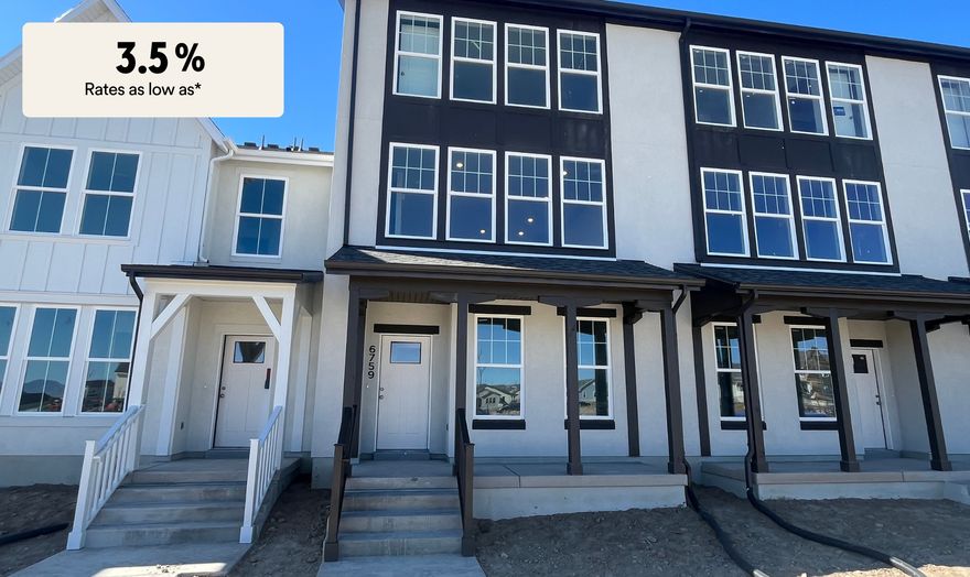 Qualifies for Utah Grant -- $$20,000 to buy down interest rates, apply funds towards a down payment or pay closing costs. Plus Preferred Lender $12,500 towards closing costs* OR Get a 3.5% Interest rate with Preferred Lender!  Must See Townhouse! Open great room is perfect for Entertaining or Daily Living. Secluded Primary Suite is separated from the additional guest bedrooms. 2 Laundry Hookups. UPGRADES Included in pricing! Come take a look today! Move in Now! Photos of a similar unit. Daybreak amenities include, Pools, Gym, Parks, Downtown Daybreak, Bees Stadium, Trax, Restaurants & More! Buyer and buyers agent to verify all information. RE taxes not yet assessed.