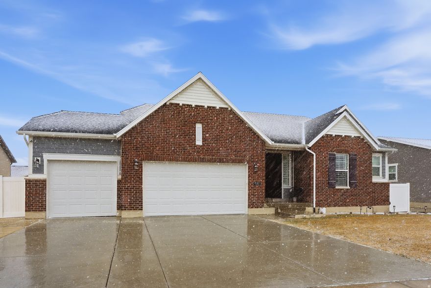 Come check out this amazing new listing!!! Incredible well cared for Ivory home.  Has Mother-in-law basement apartment.   3504 sq ft. 6 Beds 3 Bath in beautiful West Jordan.  Large open floor plan that is perfect for entertaining.  Basement has a full walk out with a second kitchen and laundry room.  Located near schools, parks along with easy access to Bacchus highway and Mountain view corridor.  This is an amazing opportunity to have space for your family plus additional income with the basement.  All information is deemed reliable, buyer(s) to verify all information.