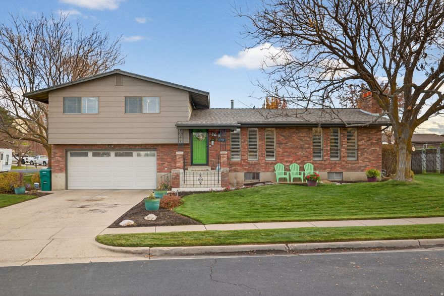 Welcome to this beautifully updated tri-level home tucked inside a quiet cul-de-sac. Since 2014, the home has undergone substantial remodeling, including an updated kitchen, new LVP flooring and plush carpet, two-tone paint, interior doors, and modern lighting. The layout feels warm and inviting with classic touches throughout and thoughtful updates that make everyday living easy. Outside, the home sits on a stunning corner lot with mature trees, beautiful flower beds, and a covered back patio, perfect for relaxing or entertaining. Immaculately maintained inside and out, this home offers true pride of ownership. Conveniently located near local schools and just minutes to Hill Air Force Base. Square footage figures are provided as a courtesy estimate only and were obtained from county records.  Buyer is advised to obtain an independent measurement.